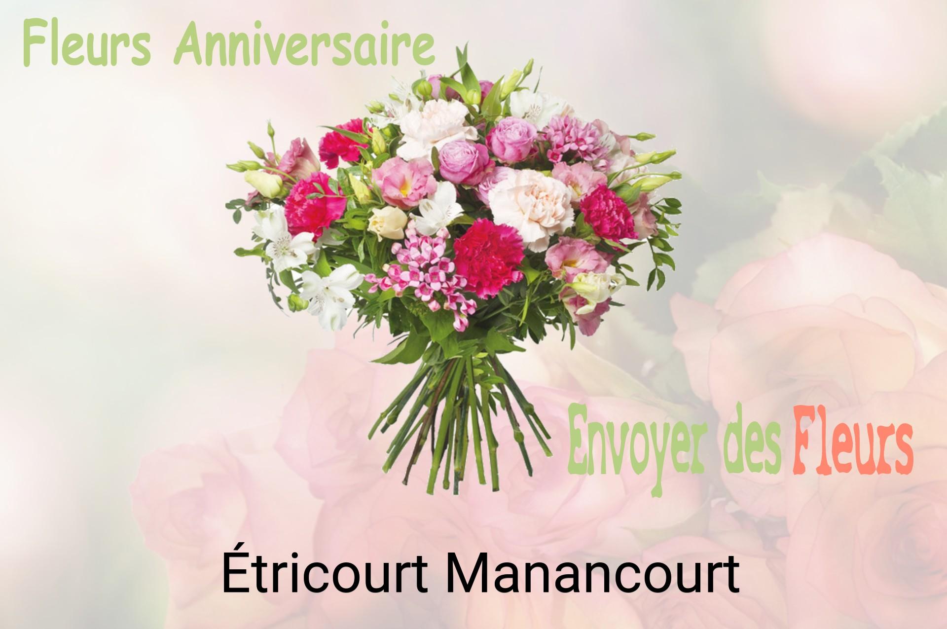Bouquet de fleurs d’anniversaire livré à Étricourt-Manancourt