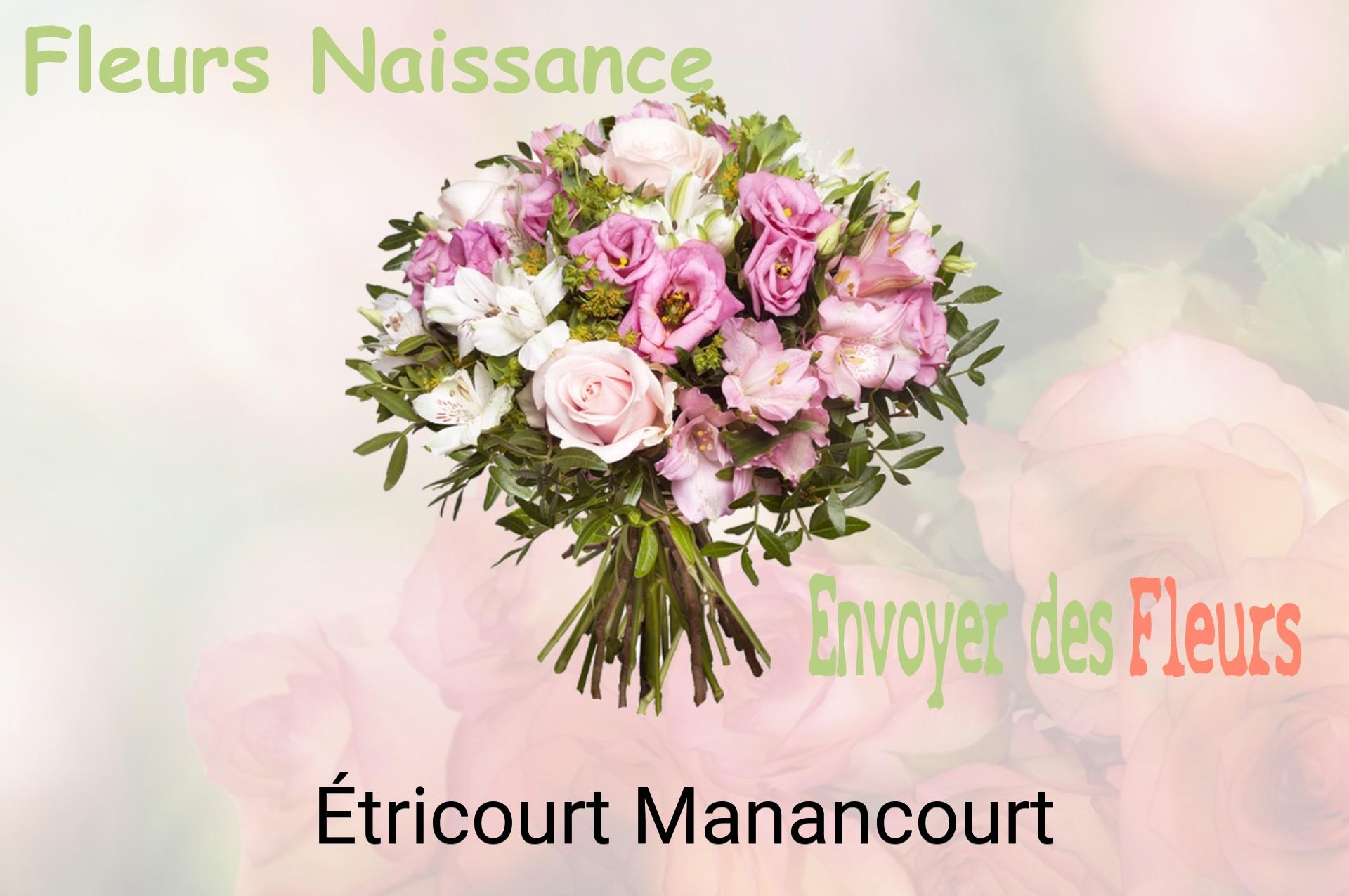 Bouquet de fleurs de naissance livré à Étricourt-Manancourt